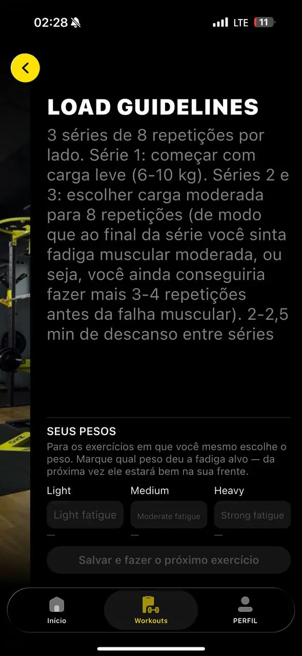 Cargas explicadas: séries, repetições e descanso